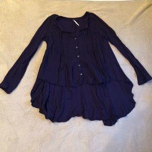 Free People High/Low Flowy Top